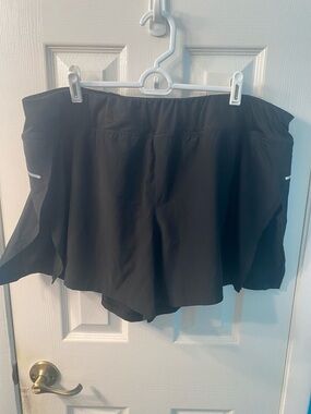 Avia Black Athletic Short with Built-In Liner